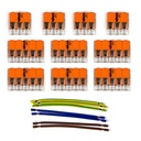 Kit di collegamento WAGO compatibile con cavo 3x per rosone a 8 fori