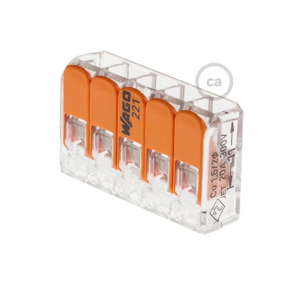 [MOR415] Borne universelle à 5 entrées, transparente