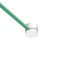 Wooden end terminal for string light cable and Filé system, Made in Italy – White