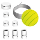 Filé System Linear Kit, with 5m string light cable and 7 indoor white varnished wooden components – CF10