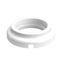 Base en porcelaine pour prise électrique et interrupteur/va-et-vient – Blanc