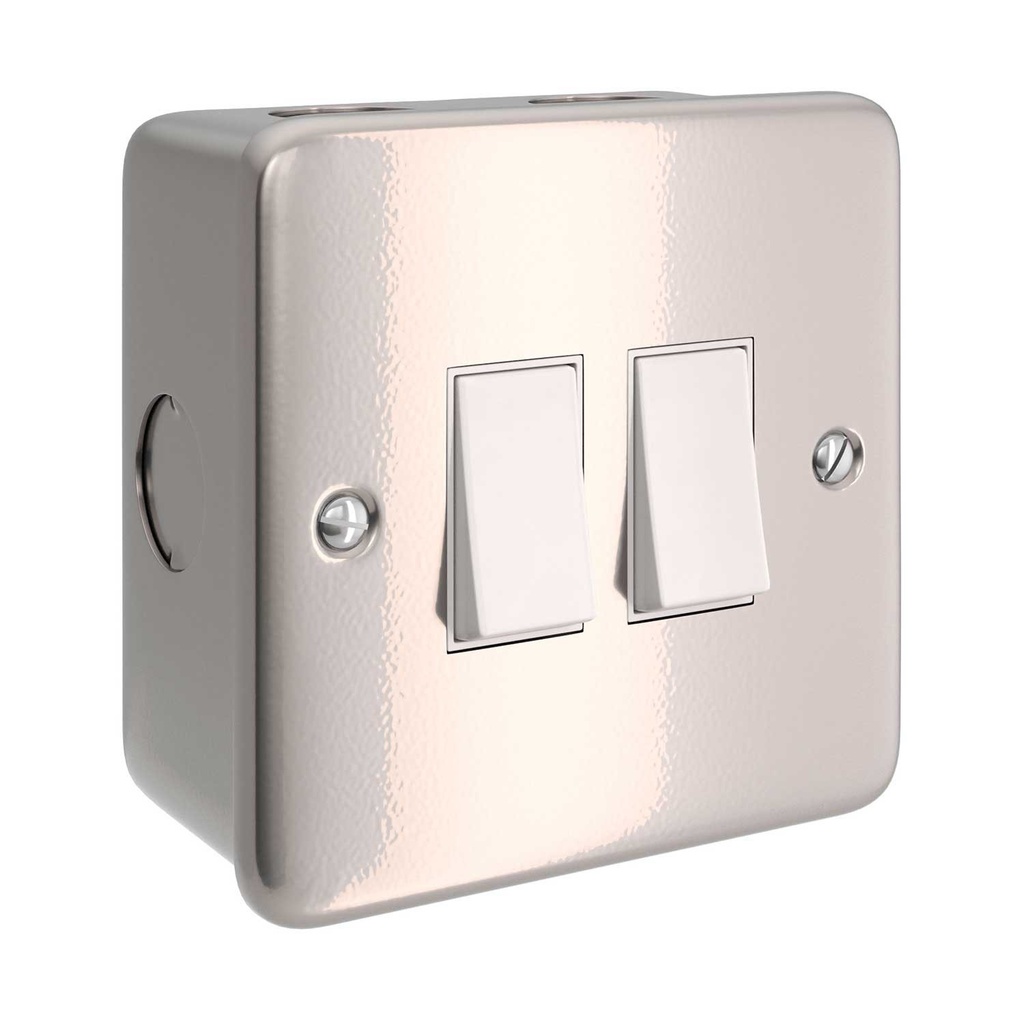 [CTBOX-2SW] Metal clad box with double switch for Creative-Tube