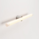 Lampe murale ou de plafond en métal avec ampoule LED linéaire S14d – Titane satiné