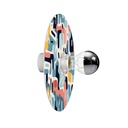 Lampada da parete o soffitto con paralume a disegni geometrici Kaleidoscope, impermeabile IP44 – Geometria 1