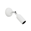 Silicone Fermaluce lamp with joint and built-in switch – white, Without bulb