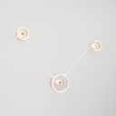 Spostaluce wall lamp with 3 Ghost bulbs – White