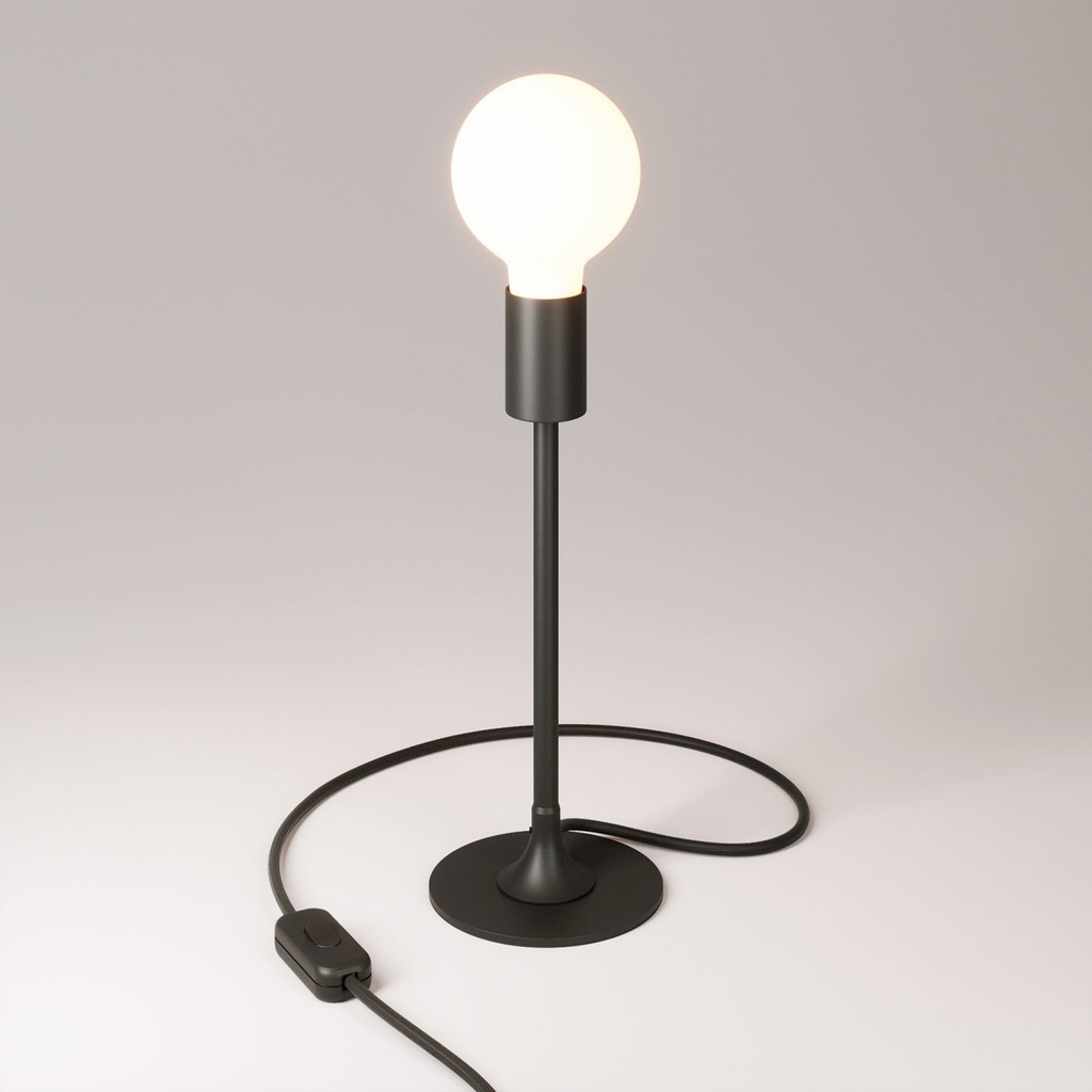 [AB21MAG4011VNE20EUNRM04] MAG-Y table lamp with round metal base (Without bulb, Black, EU plug)