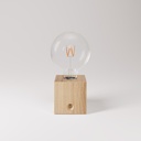 Portable and rechargeable Cabless03 lamp with G125 globe bulb