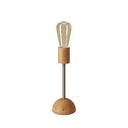 Lampada portatile e ricaricabile Cabless02 con lampadina Edison ST64 dorata