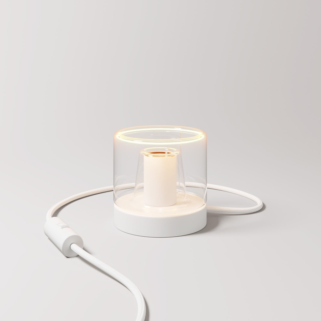 [ABM21VBOLEUBRM01-L4] Lampe de table Posaluce Ghost (Blanc)