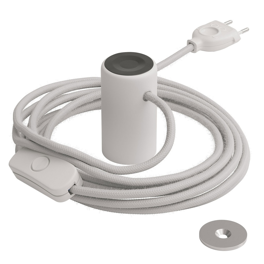 Magnetico®-Plug Elegant, gebrauchsfertige magnetische Lampenfassung – Weiß