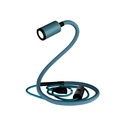 GU1d-one Pastell Gelenkleuchte ohne Sockel mit Mini-LED-Spot – Petrol, Europäisch (EU)