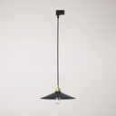 Suspension avec abat-jour Swing pour rail – Sans ampoule, Laiton, Powergear