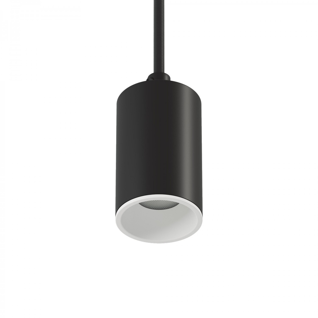 [KBMGU10DECOVNVBO-L] Spot GU10 Spotlight LED Bispot avec corps noir (Blanc mat)