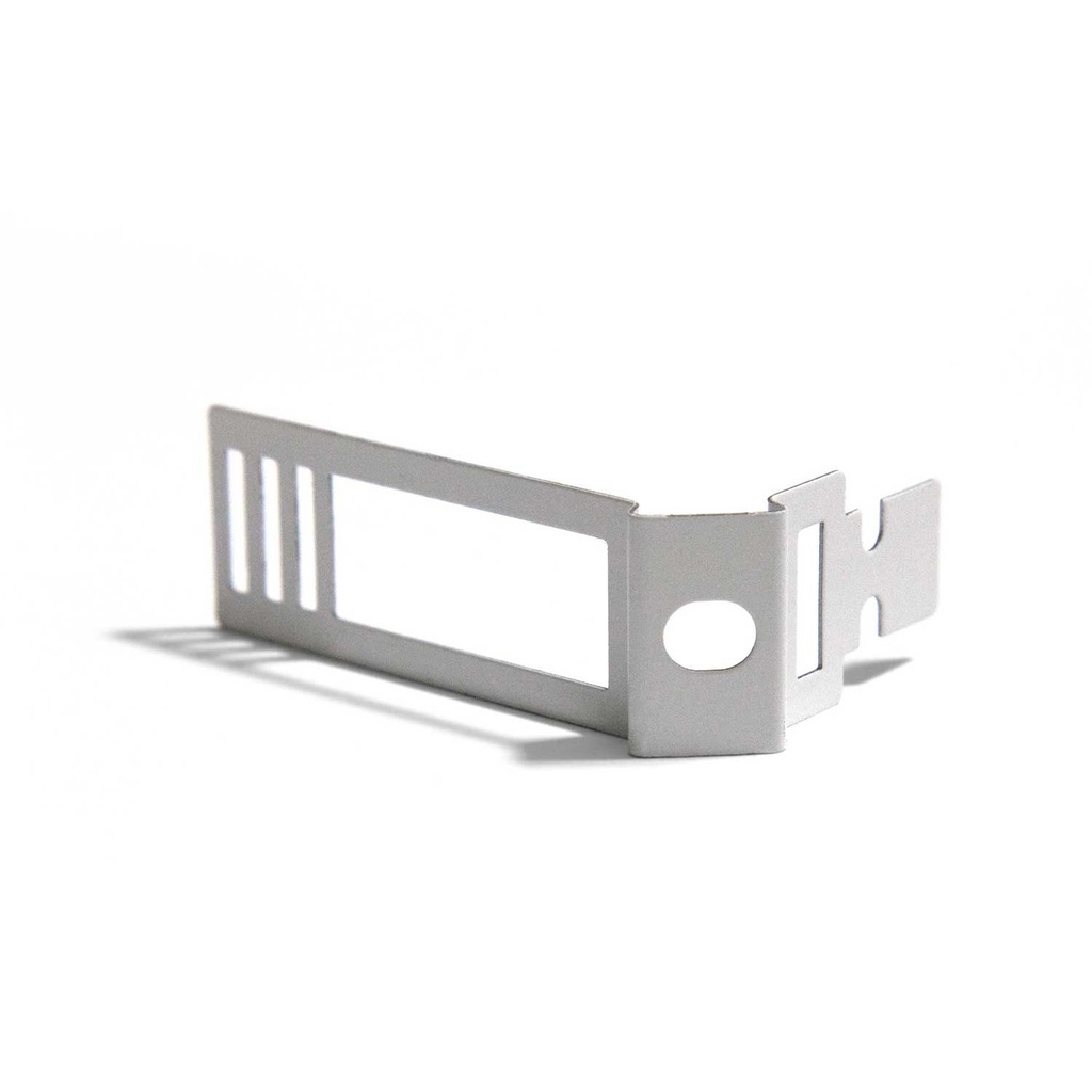 [CTCLIPBI] Clip fascetta fissatubo in metallo per Creative-Tube (Bianco)