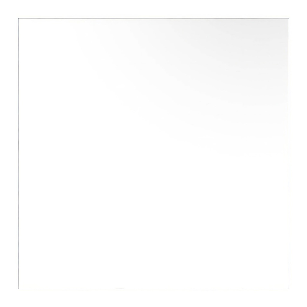 [CVSQ40102] Panneau carré de 400 mm non percé pour système Rose-One (Blanc mat)