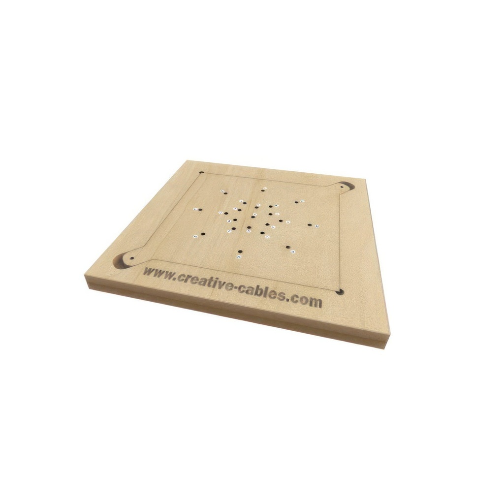 [KDIMA-ROSE-ONE] Wooden template for drilling Rose-One covers