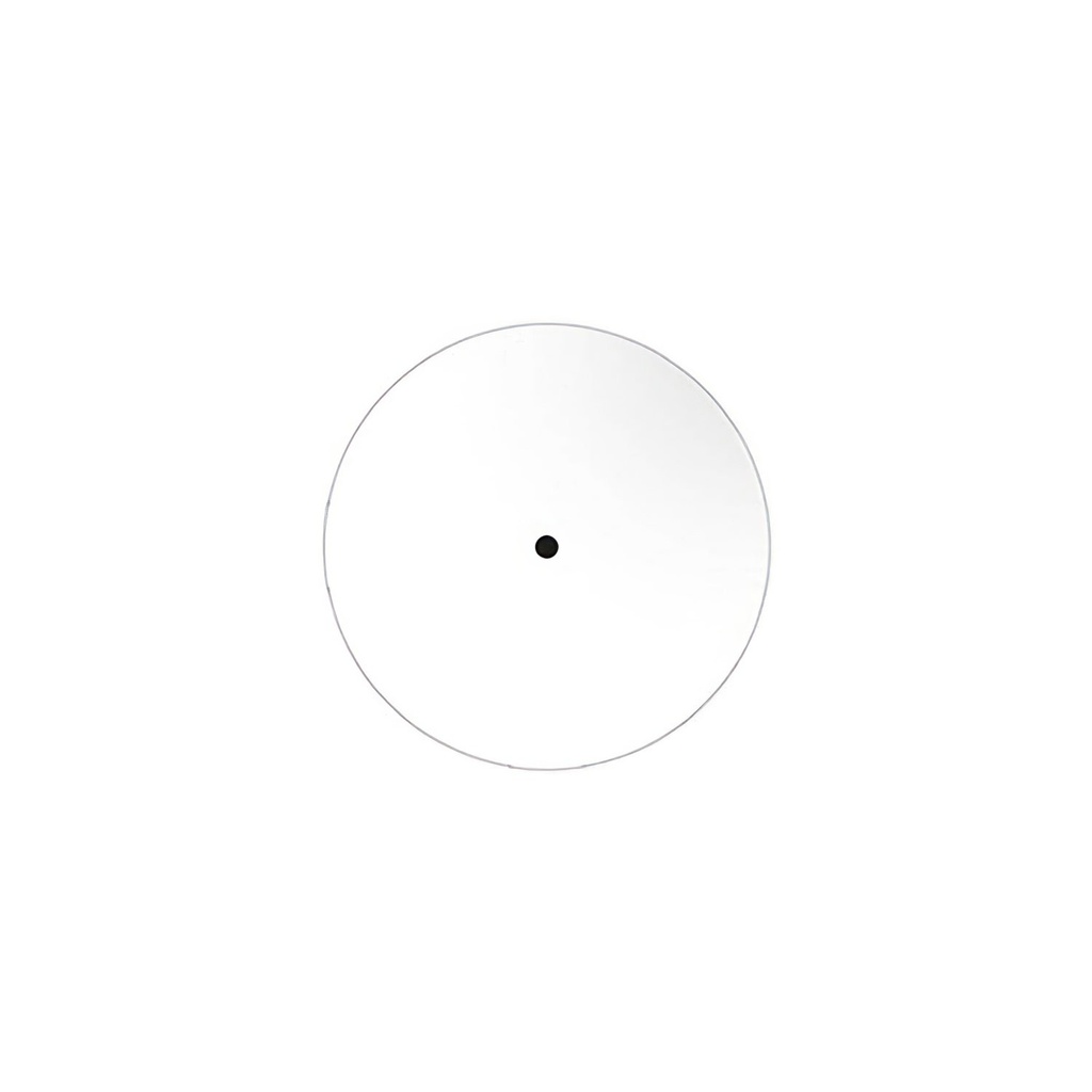 [CVFR201F102] Pannello rotondo preforato 200 mm per Rose-One (Bianco opaco, 1)