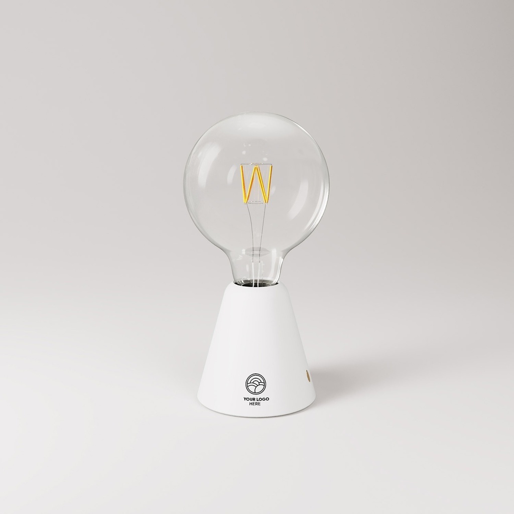 [CABLESS01-VB-CUSTOM-B04] Lampada da tavolo portatile e ricaricabile Cabless01 20 (Bianco)