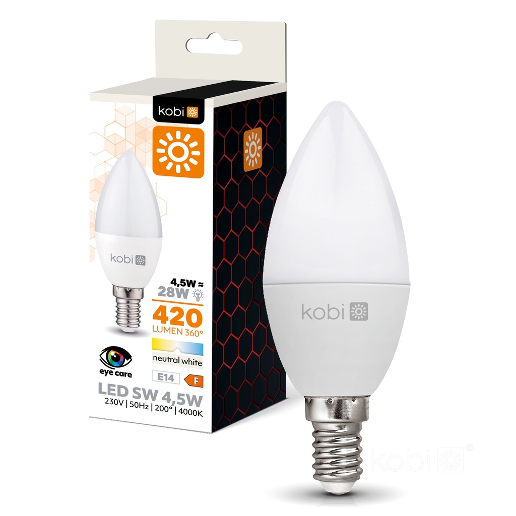 [001363] KOBI Lampadina LED SW 4,5W E14 4000K