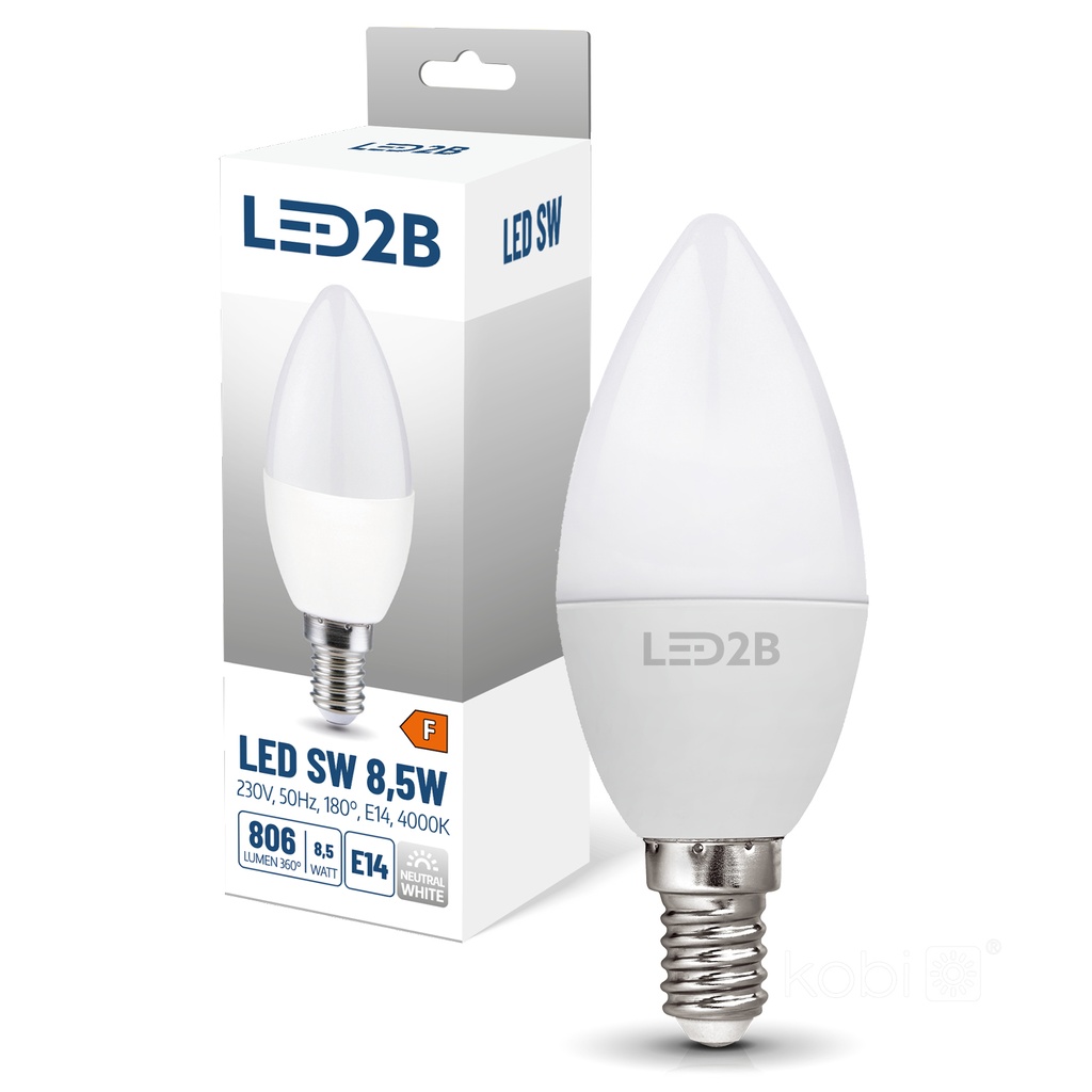 [001299] KOBI Lampadina LED SW 8.5W E14 4000K