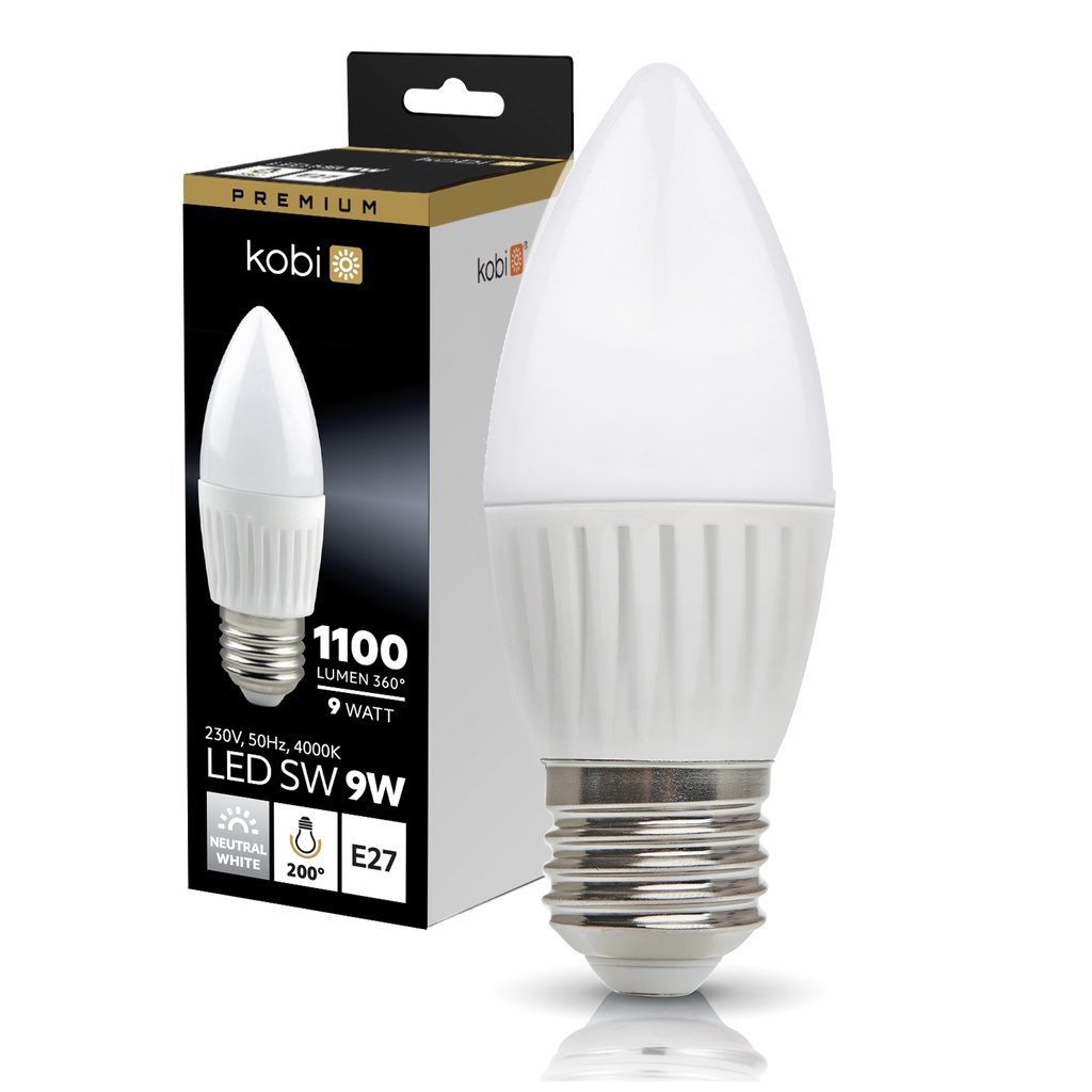 [001378] KOBI Lampadina LED SW 9W E27 4000K