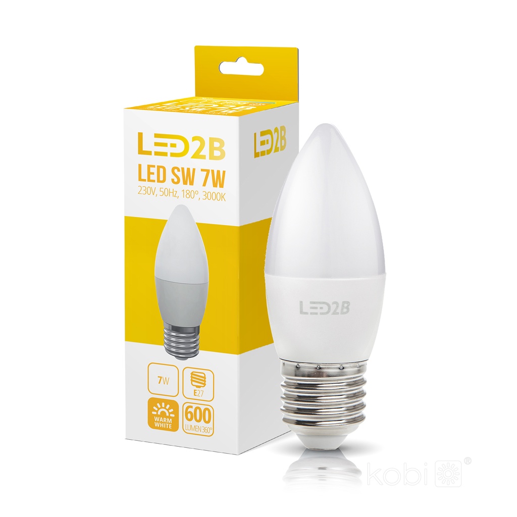 [001301] KOBI Lampadina LED SW 7W E27 3000K