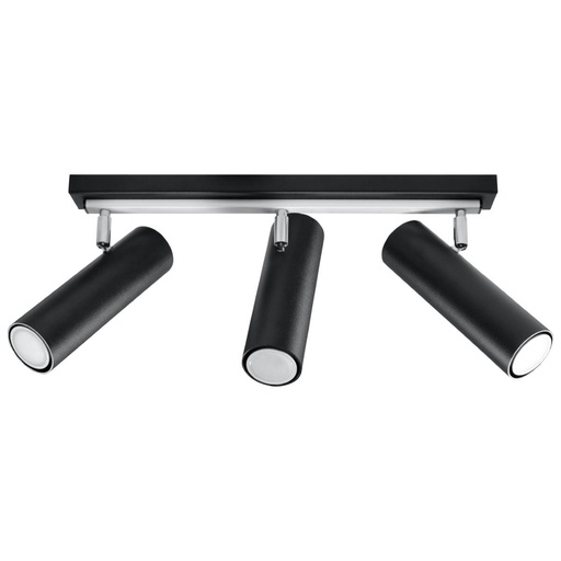[SL.0501] Lampada a soffitto DIREZIONE 3 nero