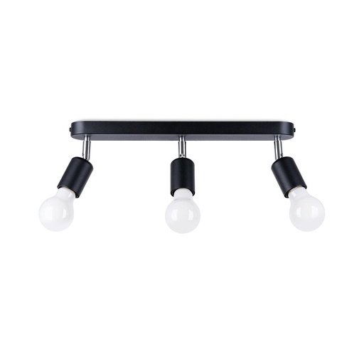 [SL.1122] Lampada a soffitto FORNES 3 nero