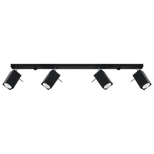 [SL.0459] Lampada a soffitto MERIDA 4L nero