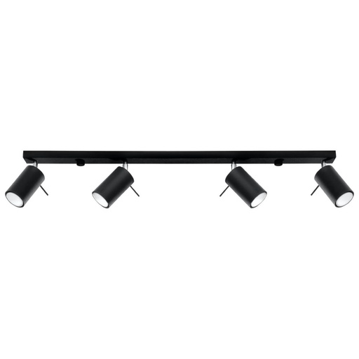 [SL.0332] Lampada a soffitto RING 4L nero