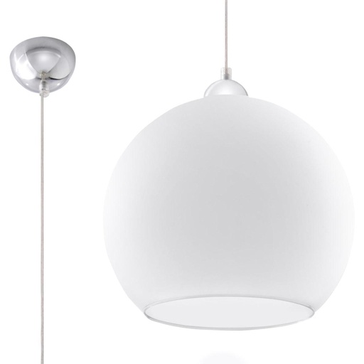 [SL.0256] BALL pendant lamp white