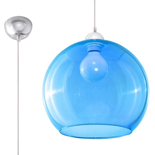 [SL.0251] BALL pendant lamp blue