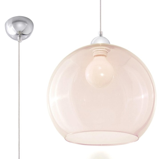 [SL.0249] BALL champagne pendant lamp