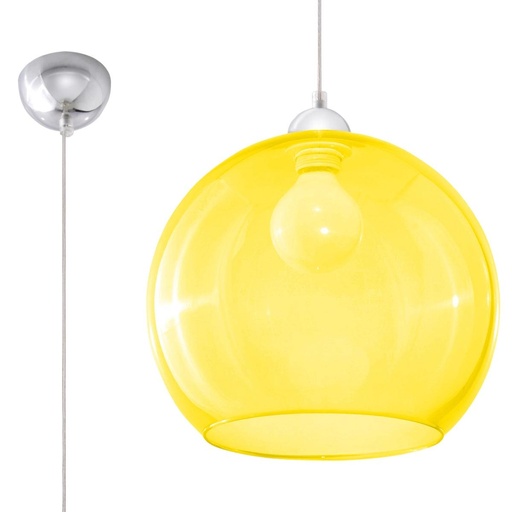 [SL.0252] BALL pendant lamp yellow