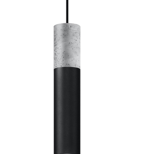 [SL.0650] BORGIO 1 Black Suspension Lamp