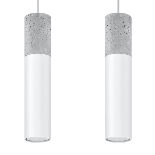 [SL.0648] BORGIO 2 pendant lamp white