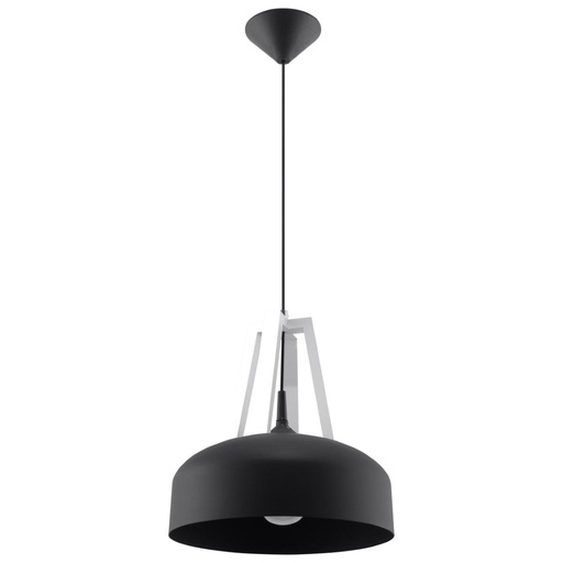 [SL.0389] CASCO pendant lamp white/black