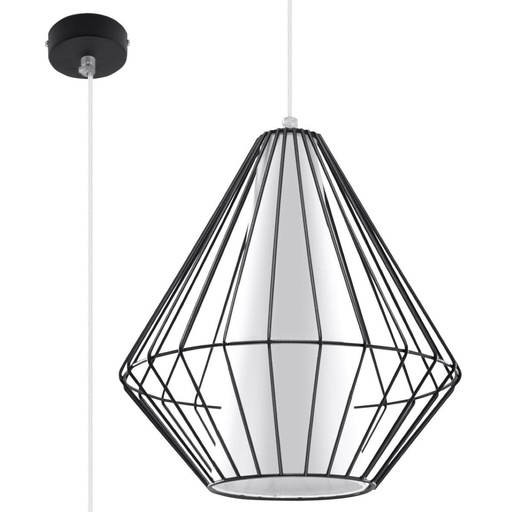 [SL.0298] Lampada a sospensione DEMI nero