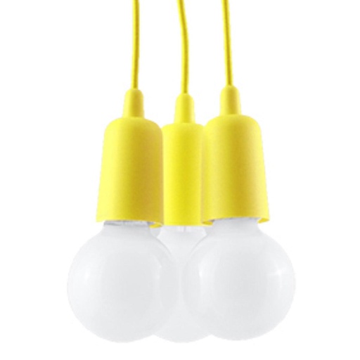 [SL.0579] Lampada a sospensione DIEGO 3 giallo