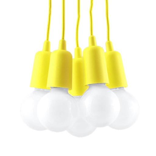 [SL.0580] Lampada a sospensione DIEGO 5 giallo