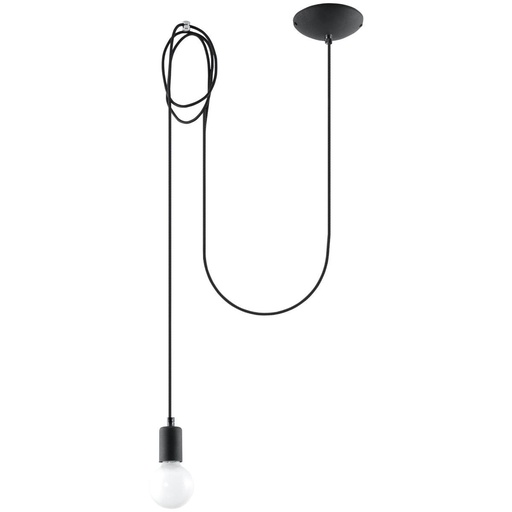[SL.0369] Lampada a sospensione EDISON 1 nero