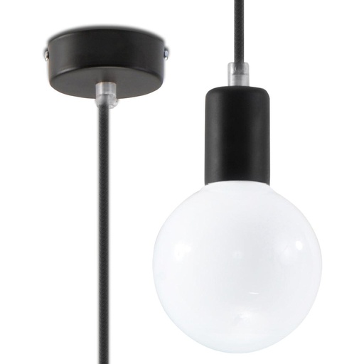 [SL.0152] Lampada a sospensione EDISON nero