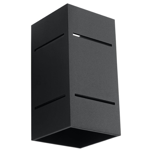 [SL.0478] BLOCCO wall lamp black