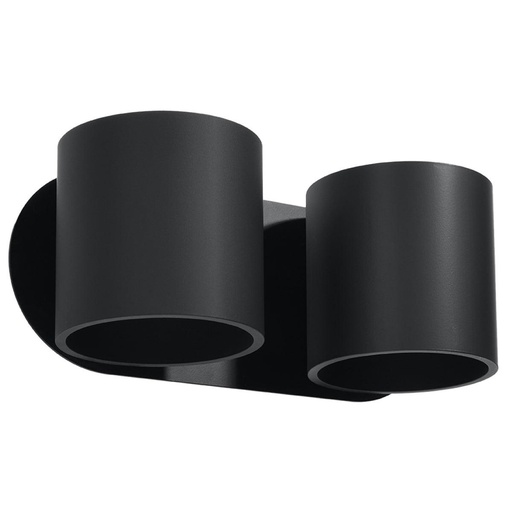 [SL.0660] Lampada da parete ORBIS 2 nero