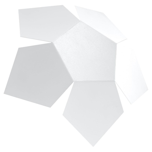 [SL.0422] Lampada da parete PENTA bianco