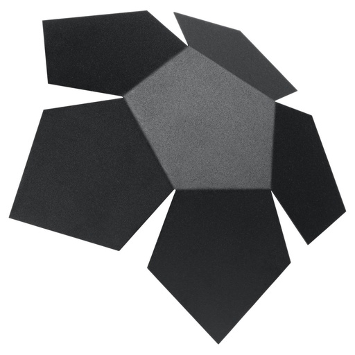 [SL.0423] Lampada da parete PENTA nero