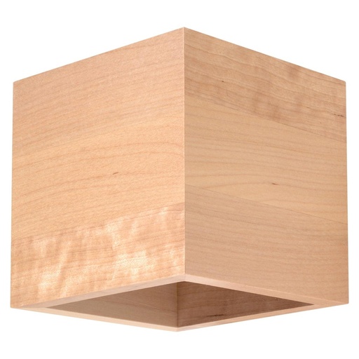 [SL.0491] Lampada da parete QUAD in legno naturale