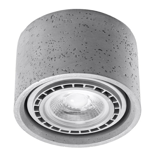 [SL.0881] BASIC 1 ceiling light in concrete