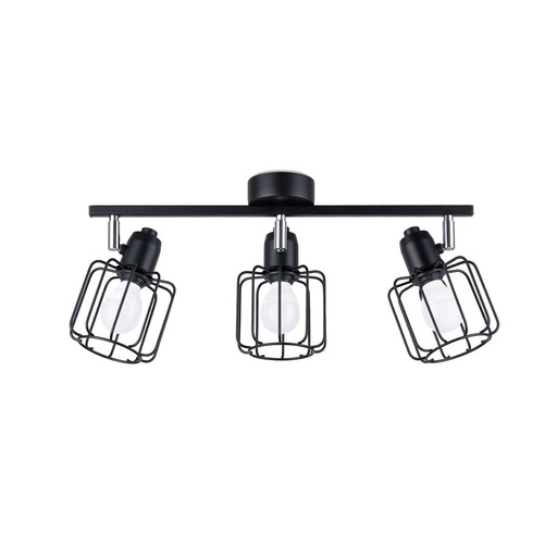[SL.1116] BELUCI 3 Black Ceiling Lamp